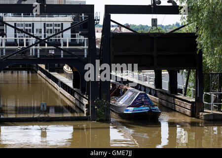 Anderton Boot Lift River Weaver Navigation England UK Stockfoto