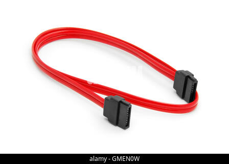 Kabel Sata Festplatte Stockfoto