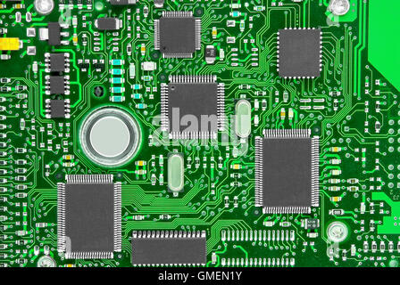 Elektronikplatine Stockfoto