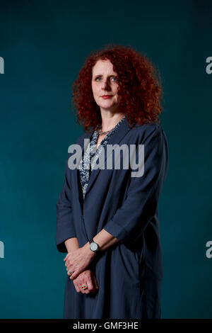 Edinburgh, UK. 25. August 2016. Edinburgh International Book Festival 13. Tag. Edinburgh International Book Festival findet statt in Charlotte Square Gardens. Edinburgh. Abgebildete Maggie O'Farrell. Pako Mera/Alamy Live-Nachrichten Stockfoto