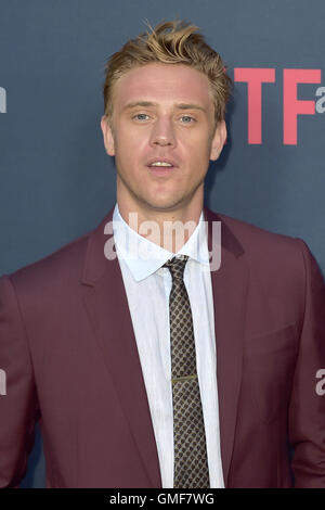 Hollywood, Kalifornien. 24. August 2016. Boyd Holbrook besucht die Premiere von Netflix "Narcos" Staffel 2 am ArcLight Kinos am 24. August 2016 in Hollywood, Kalifornien. | Verwendung Weltweit © Dpa/Alamy Live-Nachrichten Stockfoto