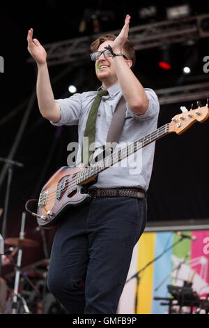 Drumlanrig Castle in der Nähe von Dumfries, Schottland. 26. August 2016. Elektrische Felder Musikfestival auf drumlanrig Castle in der Nähe von Dumfries, Schottland. Der öffentlich-rechtliche Rundfunk auf der Bühne Quelle: South West Bilder Schottland/Alamy leben Nachrichten Stockfoto