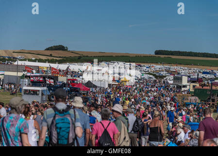 Die nationalen Erbes zeigen. Great Dorset Steam Fair. 26. August 2016. Massive jährliche Dampf show statt in dem Dorf Tarrant Hinton, in der Nähe von Blandford Forum, Dorset, Großbritannien. Bildnachweis: Gillian Downes/Alamy Live-Nachrichten. Stockfoto