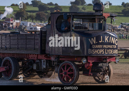 Die nationalen Erbes zeigen. Great Dorset Steam Fair. 26. August 2016. Massive jährliche Dampf show statt in dem Dorf Tarrant Hinton, in der Nähe von Blandford Forum, Dorset, Großbritannien. Bildnachweis: Gillian Downes/Alamy Live-Nachrichten. Stockfoto