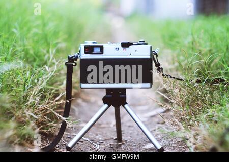 Analogfilm Rückfahrkamera Stockfoto