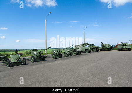 Loshany, Belarus - 31. Juli 2016: "Stalin-Linie" Dies ist historisch-kulturellen Komplex. Stockfoto