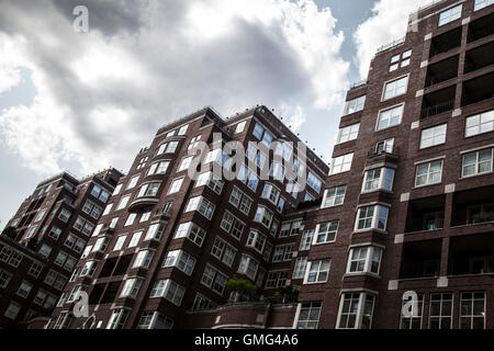 Apartmenthaus am Park Plaza St, Boston Stockfoto