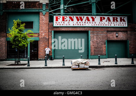 Fenway Park in Boston. Stockfoto