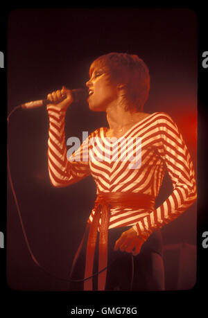 PAT BENATAR die live in The Universal Amphitheater in Los Angeles, CA USA - 11. August 1980.  Foto © Kevin Estrada / Medien Punch Stockfoto