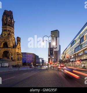 Bikini, Shopping Center, Kaiser-Wilhelm-Gedächtniskirche, Waldorf-Astoria-Hotel, Berlin, Stockfoto