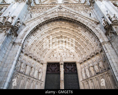 Puerta del Perdon, Toledo Kathedrale, Spanien Stockfoto