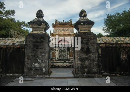 Hue, Vietnam - 5. Januar 2015: Grab und Gärten des Kaisers Tu Duc in Hue, Vietnam - A UNESCO World Heritage Site Stockfoto