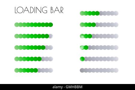 Grüne Laden bars Stock Vektor