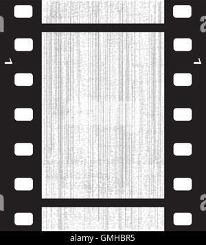 Alte leere Film-Frame Stock Vektor