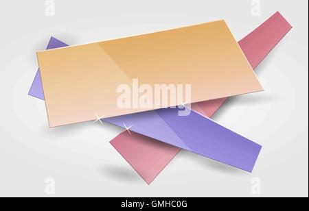 Farbe-Banner Stock Vektor