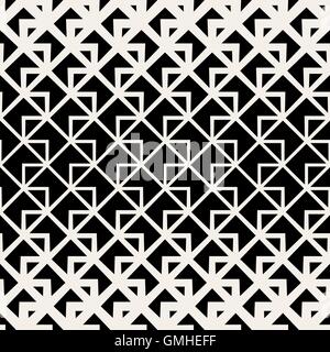 Nahtlose Dreieck geometrischen Raster Linien Vektormuster Stock Vektor