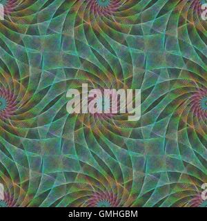 Nahtlose abstrakte Fraktal-Muster-Hintergrund-design Stock Vektor