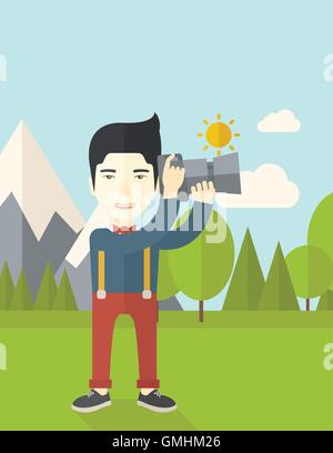 Fotograf. Stock Vektor