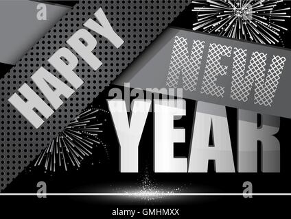 Frohes Neues Jahr Stock Vektor