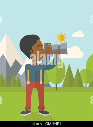 Fotograf. Stock Vektor