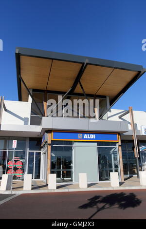 Aldi-Supermarkt in Cranbourne East Melbourne Victoria Australien Stockfoto