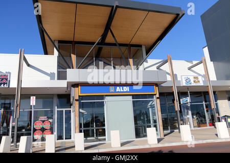 Aldi-Supermarkt in Cranbourne East Melbourne Victoria Australien Stockfoto