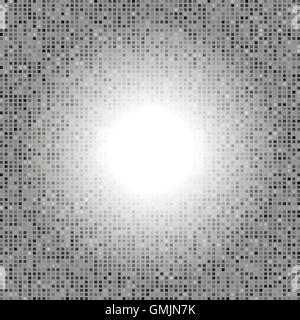Abstrakt grau kreative Pixel Technologie Hintergrund Stockfoto