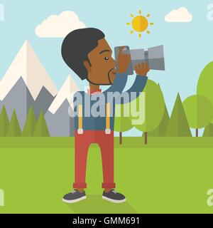 Fotograf. Stock Vektor