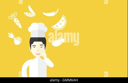 Koch-Herd Stock Vektor