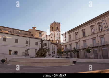 Postigline Platz in Raiano (Italien) Stockfoto