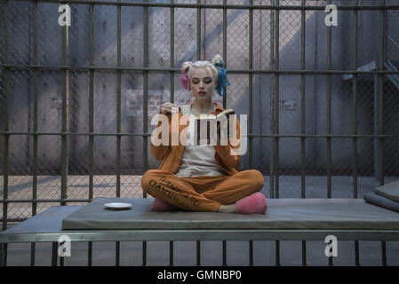 SUICIDE SQUAD 2016 Atlas Unterhaltungsfilm mit Margot Robbie Stockfoto