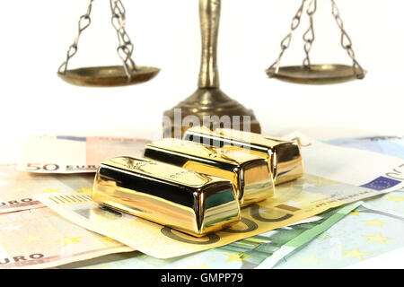 Gold Preis Stockfoto