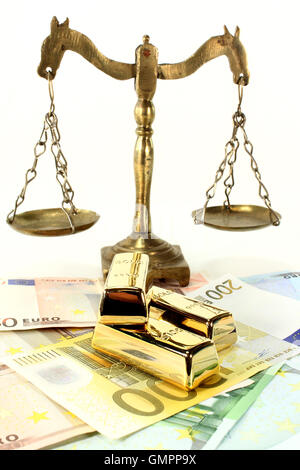 Gold Preis Stockfoto