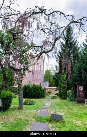 Berlin, Liesenstrasse. Dorotheenstadt ll, Kirchhof ll der Dorotheen Stadtischen Gemeinde. Friedhof, Friedhof, Grabstätte. Stockfoto