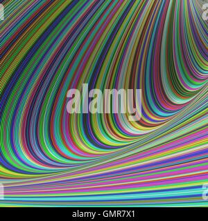 Gebogene Illusion - abstrakten Hintergrund Stock Vektor
