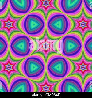 Bunte Hexa Sterne Hintergrund Stock Vektor