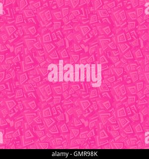 Rosa nahtlose unregelmäßiges Rechteck Muster Hintergrund Stock Vektor