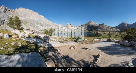 Evolution-See, Kings Canyon Nationalpark, Kalifornien, Vereinigte Staaten von Amerika, Nordamerika Stockfoto