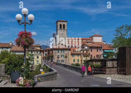 Mittelalterliches Zentrum des malerischen italienischen Stadt Cividale del Friuli in der Provinz Udine, Friaul-Julisch Venetien Stockfoto