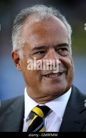 Burton Albion Vorsitzender Ben Robinson vor dem Himmel Bet Championship match bei Pirelli Stadion, Burton. Stockfoto