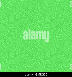 Grüne Musterdesign geschwungene Sterne Hintergrund Stock Vektor