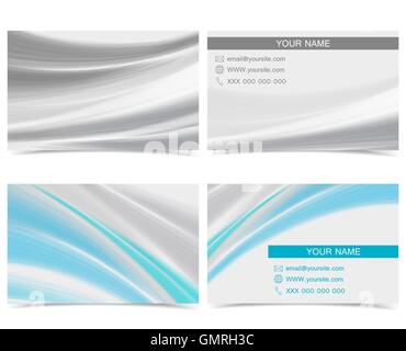 Vektor-Visitenkarten Stock Vektor
