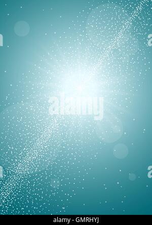 leuchtende Sterne leuchten Hintergrund Stock Vektor