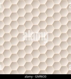 Nahtlose Sechseck-Muster-Hintergrund Stock Vektor