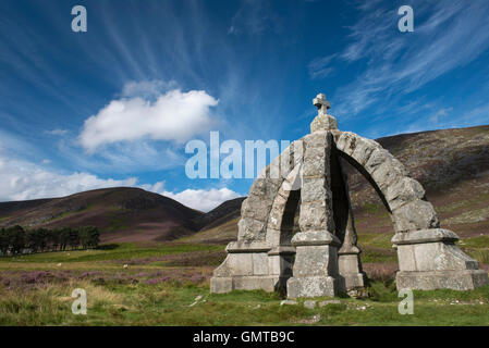 Königinnenbrunnen, Glen Mark, Glen Esk, Angus, Schottland Stockfoto