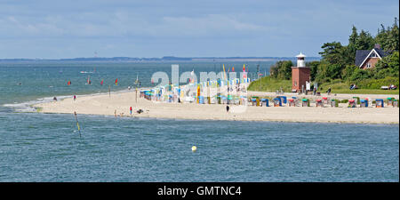 Strand, Wyk auf Föhr, Insel Föhr, Nordfriesland, Schleswig-Holstein, Deutschland Stockfoto