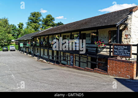 Café und Museum in Devizes wharf in Wiltshire Stockfoto