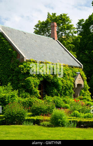 Stein-Bibliothek, Adams National Historical Park, Quincy, Massachusetts Stockfoto