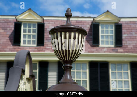 Altes Haus am Peacefield, Adams National Historical Park, Quincy, Massachusetts Stockfoto