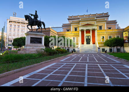 Altbau des griechischen Parlaments beherbergt derzeit National History Museum. Stockfoto